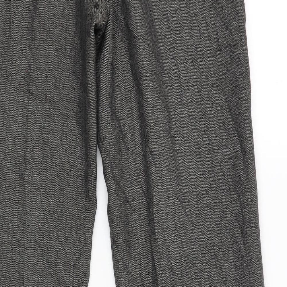 River Island Womens Grey Trousers Size 34 L32 in