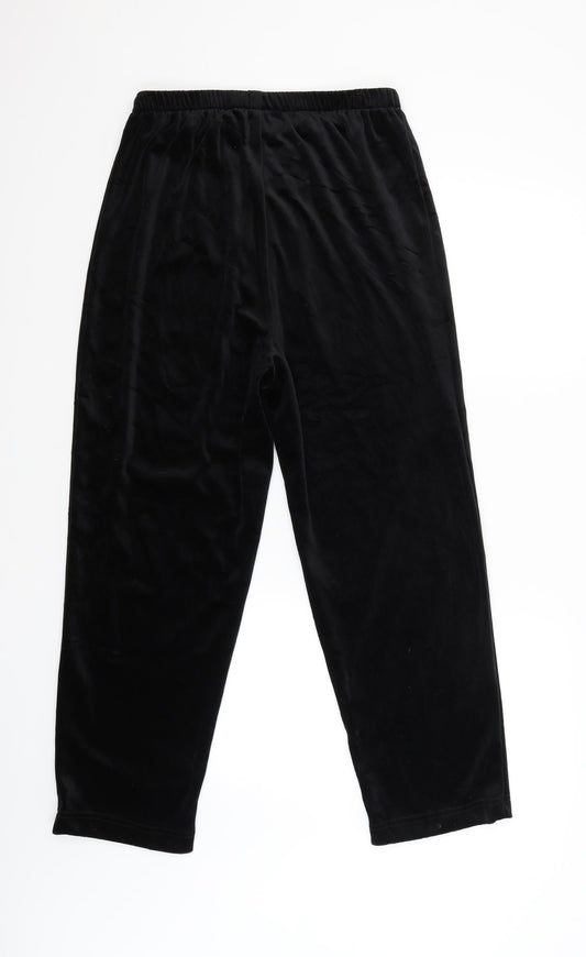 Canda Womens Black Sweatpants Trousers Size 16 L25 in