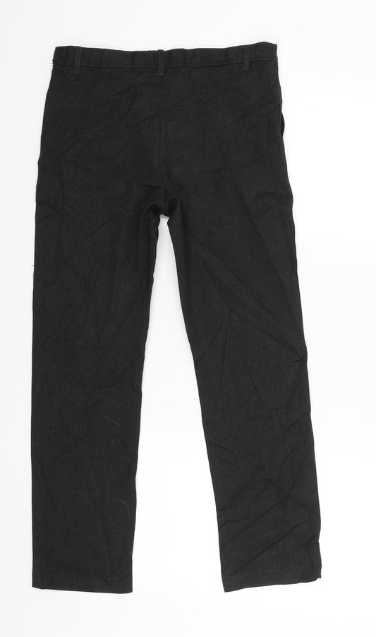 George Boys Black Carpenter Trousers Size 10-11 Years