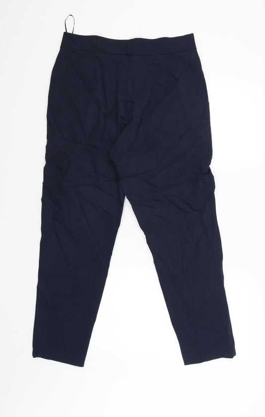 Select Womens Blue Trousers Size 12 L27 in