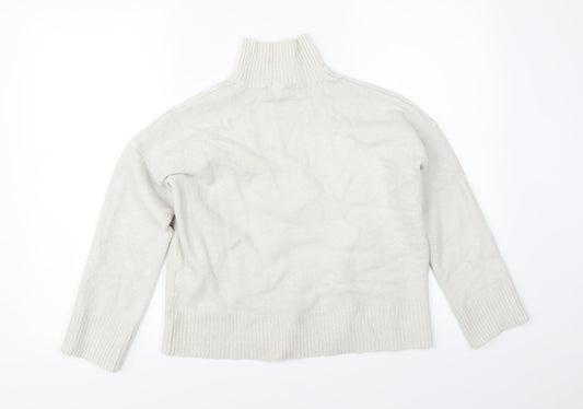 Marks & Spencer Womens Beige Knit Pullover Jumper Size 12
