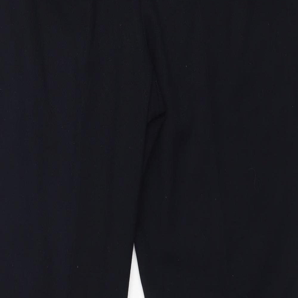 Brand and care label for Papaya women’s blue dress pants trousers, size UK 12, 30-inch leg