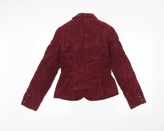 H&M Womens Red Jacket Size 6