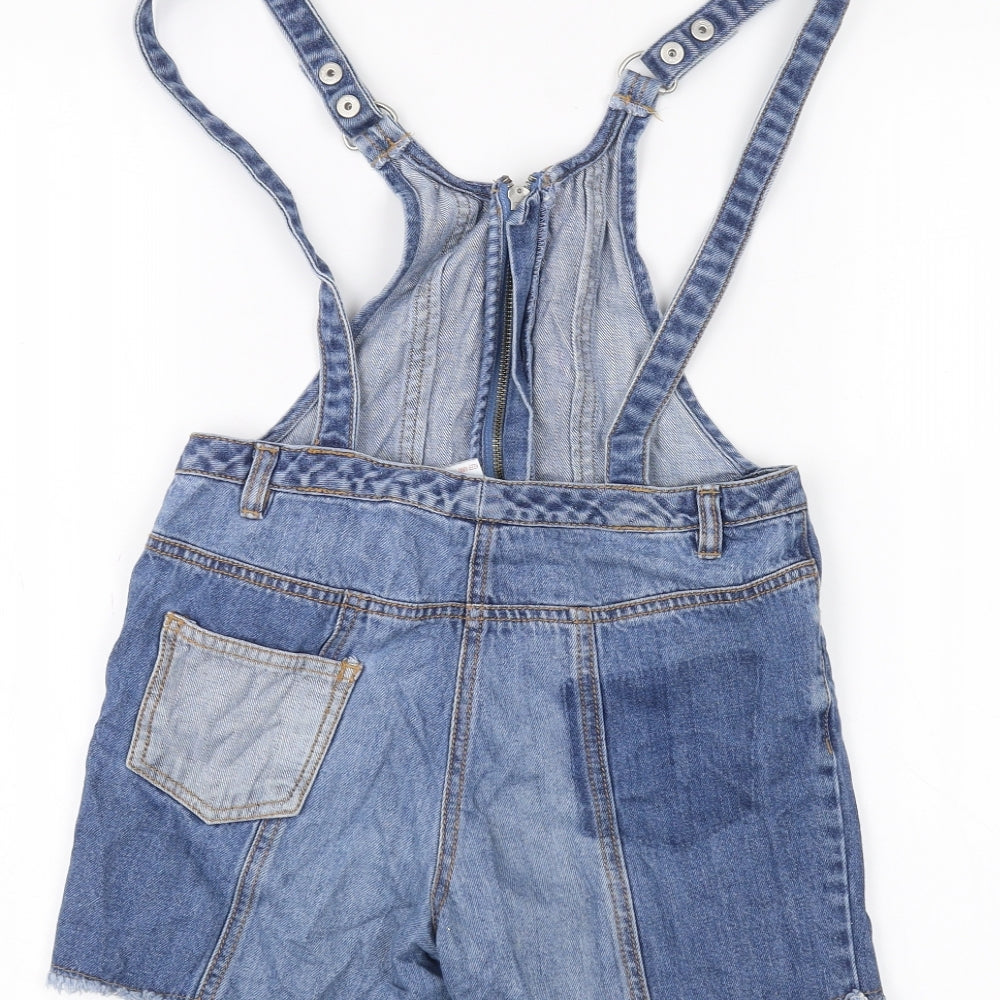 NEXT Girls Blue Denim A-Line Size 9 Years
