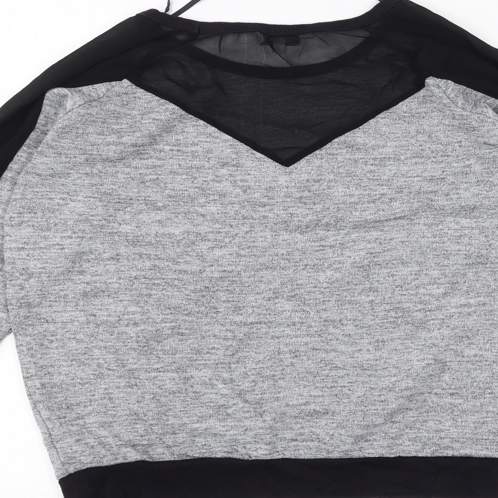 New Look Womens Grey Pullover Jumper Size 10