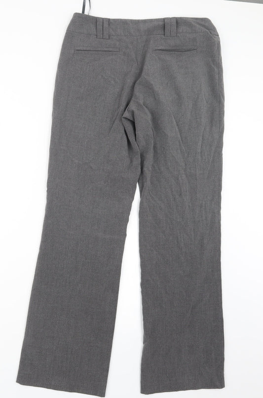 Florence + Fred Womens Grey Trousers Size 12 L30.5 in