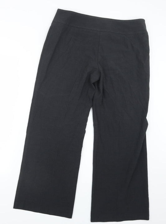 Marks and Spencer Womens Grey Trousers Size 14 L28 in