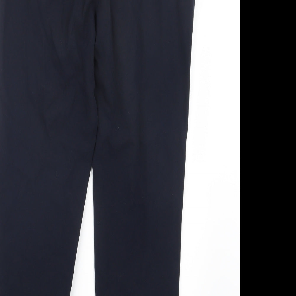 Marks and Spencer Womens Blue Trousers Size 10 L26.5 in