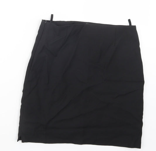 Beau Brummel Womens Black Straight & Pencil Skirt Size 28 in