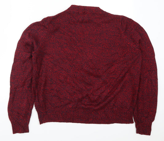 H&M Womens Red Pullover Jumper Size M