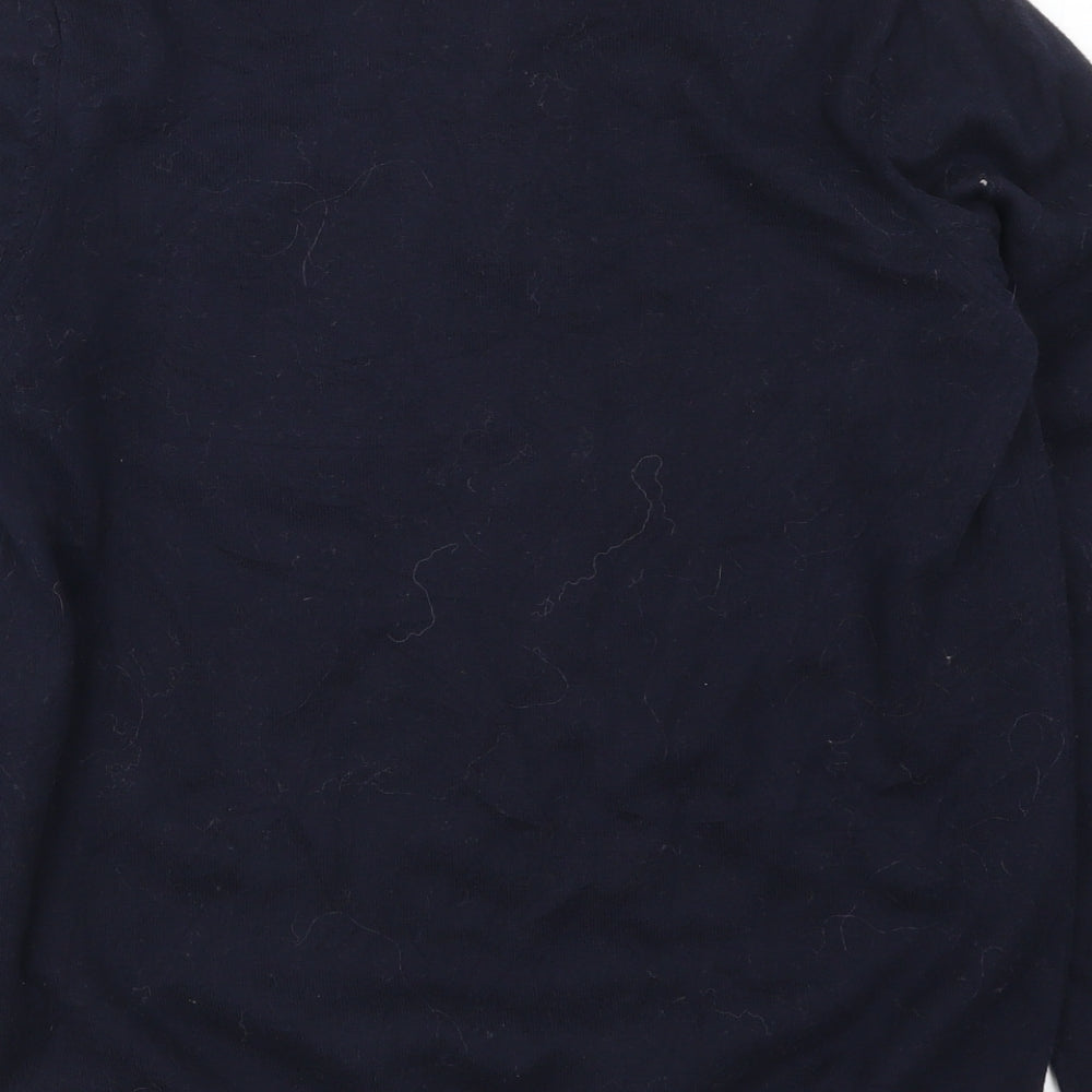 Blue Harbour Mens Blue Knit Pullover Jumper Size S