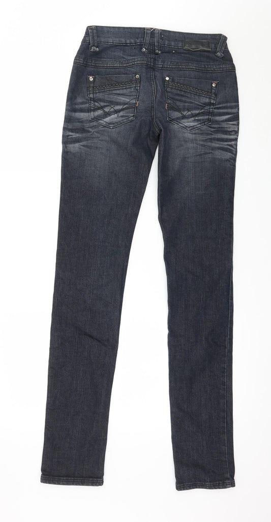 Blue Rags Womens Blue Denim Skinny Jeans Size 26 in L34 in