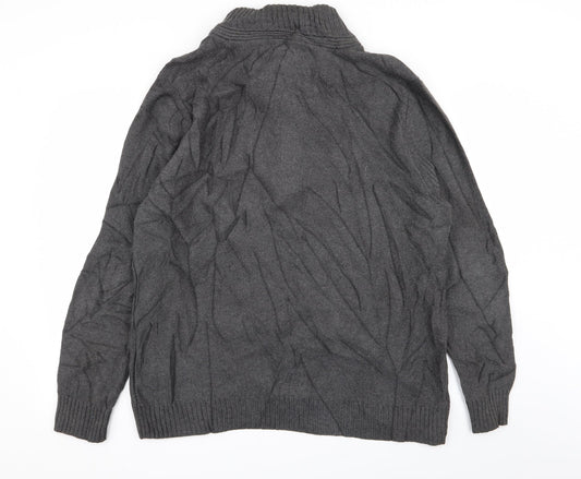 trsit Mens Grey Pullover Jumper Size XL