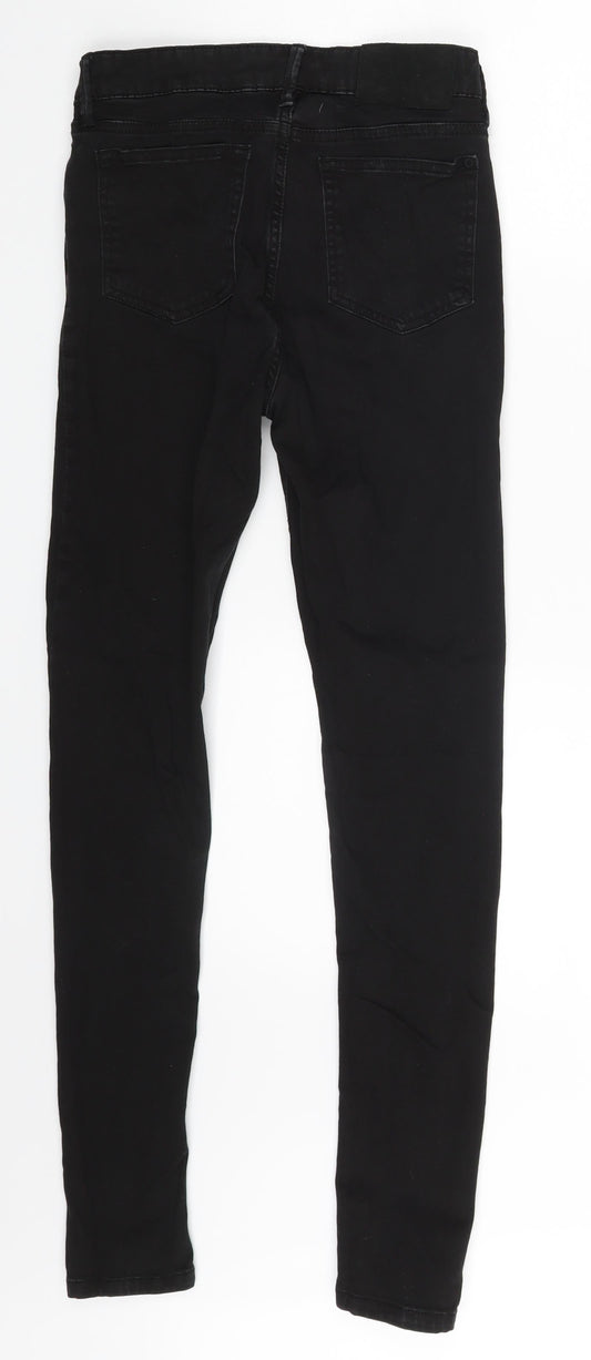 Waven Womens Black Denim Skinny Jeans Size 6 L20 in
