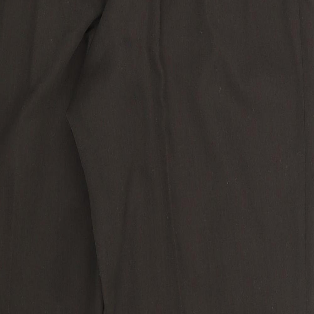 Klein Womens Brown Trousers Size 16 L29 in