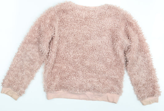 I Love Girlswear Girls Pink Pullover Jumper Size 12-13 Years