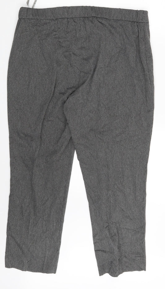 bonma Womens Grey Trousers Size 16 L23 in