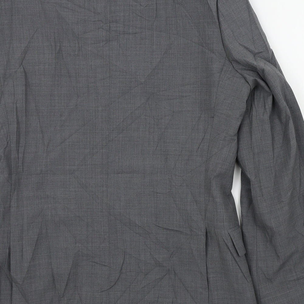M&S Mens Grey Jacket Suit Jacket Size 38