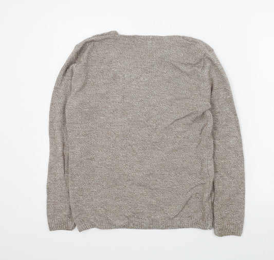 Abbey Bay Womens Brown Pullover Jumper Size L