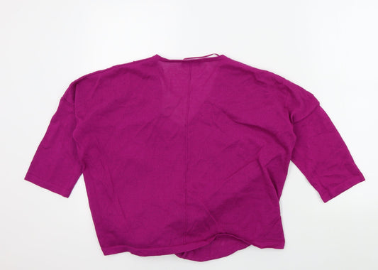 M&S Womens Pink Pullover Jumper Size L