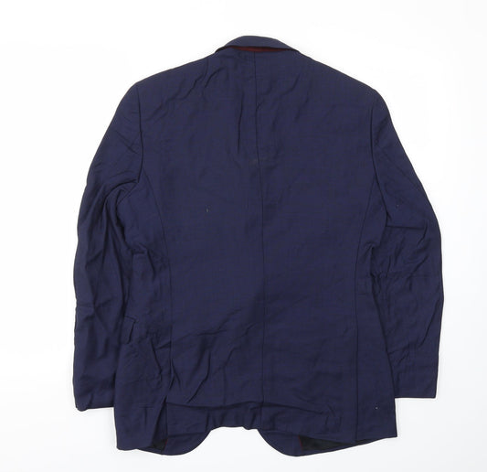 Preworn Mens Blue Jacket Blazer Size 40