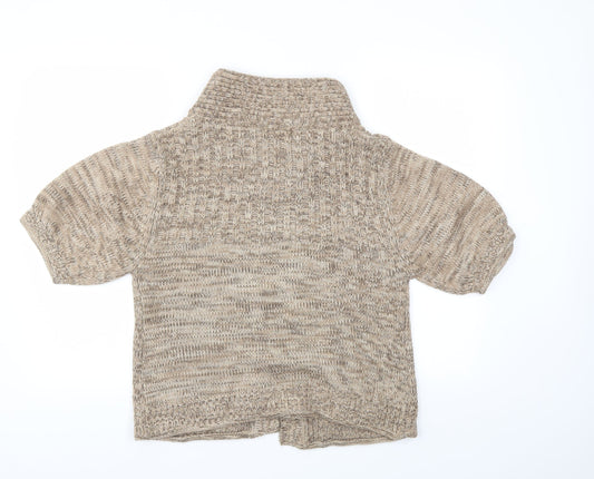 Ellie Louise Womens Brown Cardigan Jumper Size L