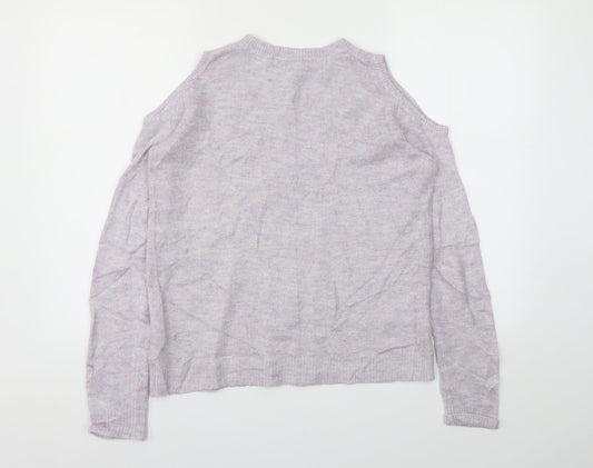 Dorothy Perkins Womens Purple Basic T-Shirt Size 8