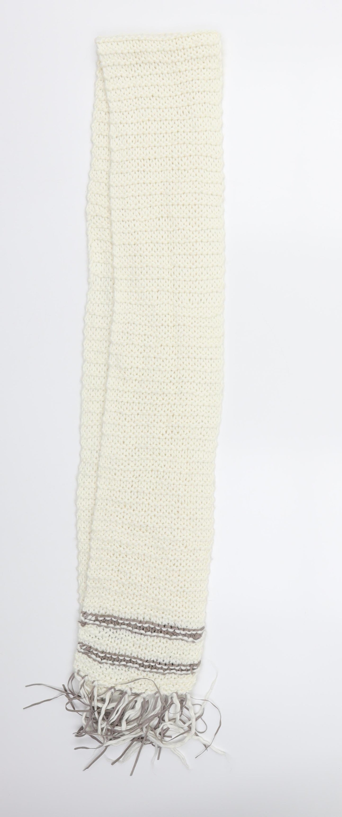 Preworn Womens Ivory Scarf