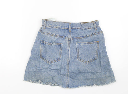 John California Womens Blue Denim Skater Skirt Size S - Summer