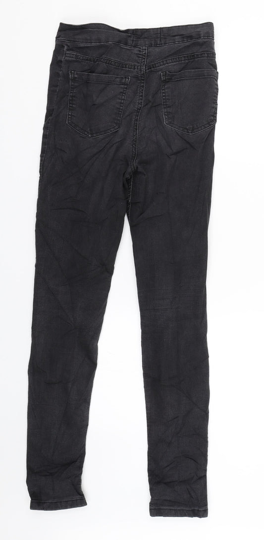 New Look Womens Black Denim Skinny Jeans Size 8 L27.5 in