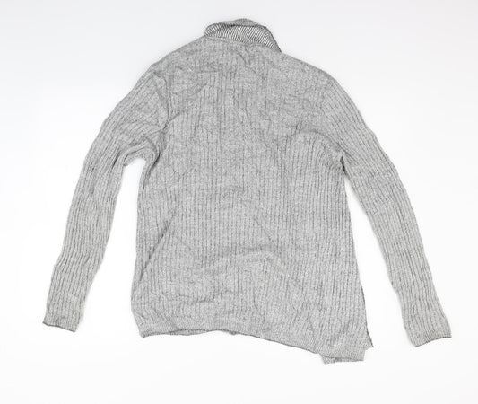Cedar Wood State Womens Grey Cardigan Jumper Size L
