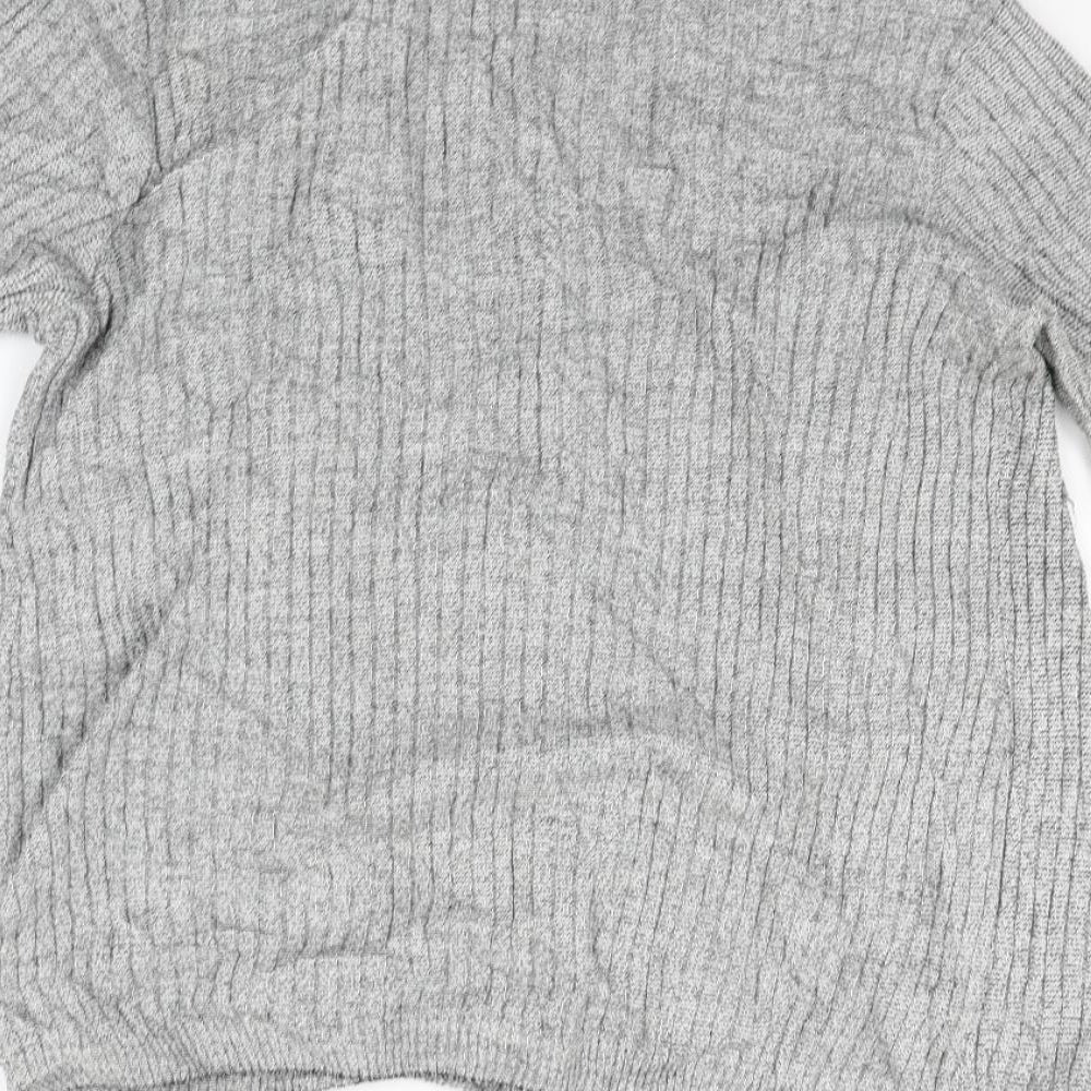 Cedar Wood State Womens Grey Cardigan Jumper Size L