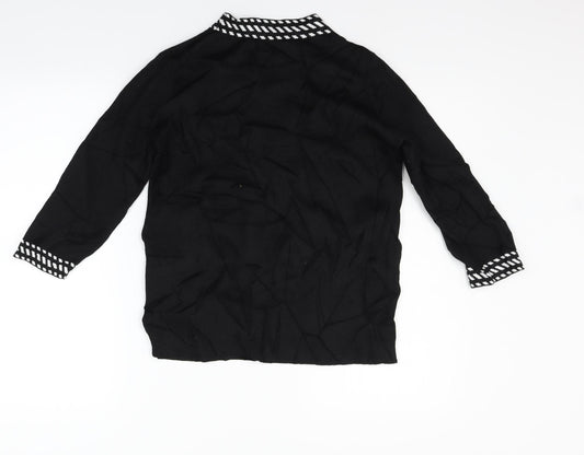Papaya Womens Black Pullover Jumper Size 8