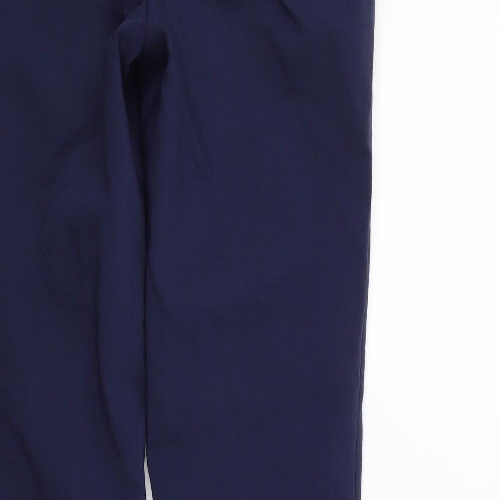 H&M Womens Blue Trousers Size 8 L26 in