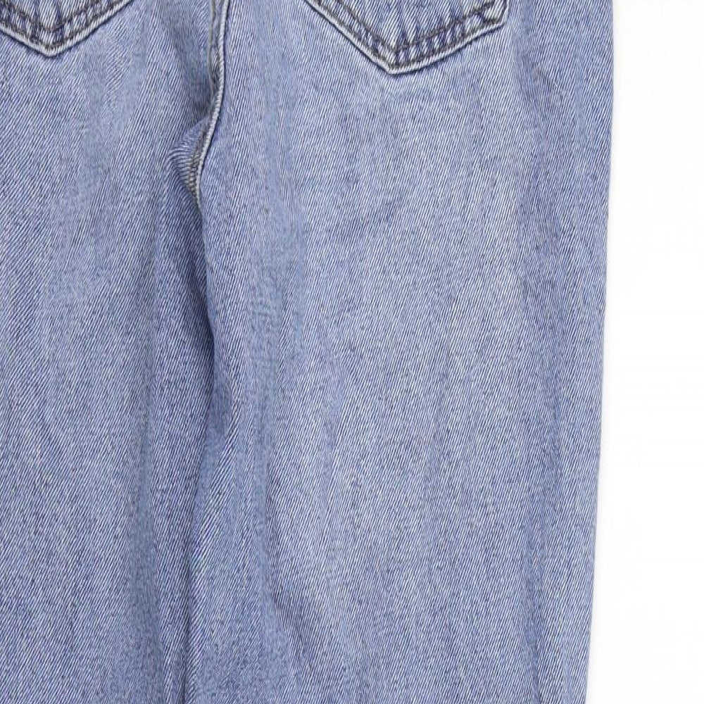 deniem co Womens Blue Straight Jeans Size 8 L25 in