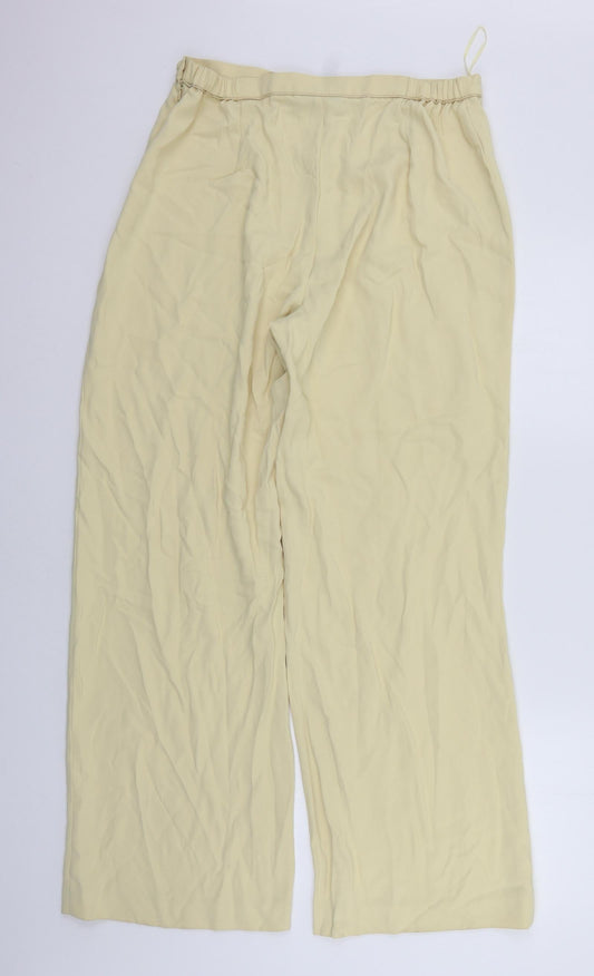 Jacqes Vert Womens Yellow Trousers Size 14 L30 in