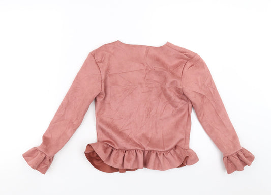 Prague Womens Pink Jacket Size 6