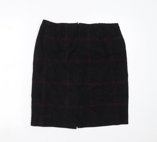 Gerry Weber Womens Black Check Straight & Pencil Skirt Size 34 in
