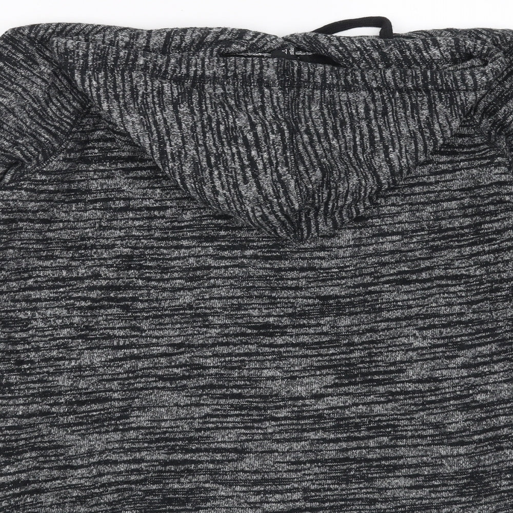 FOREVER 21 Womens Grey Knit Pullover Hoodie Size L
