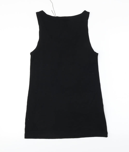 Pineapple Womens Black Basic T-Shirt Size XS