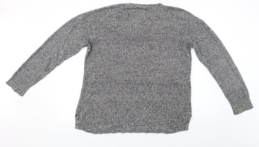 archy&co Mens Grey Pullover Jumper Size L