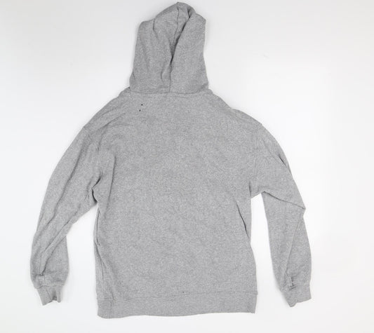 Topshop Womens Grey Pullover Hoodie Size 8 - Lady Garden