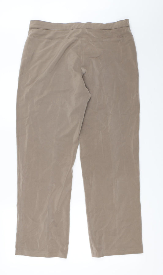 Ficelle Womens Beige Trousers Size 31 in L28 in
