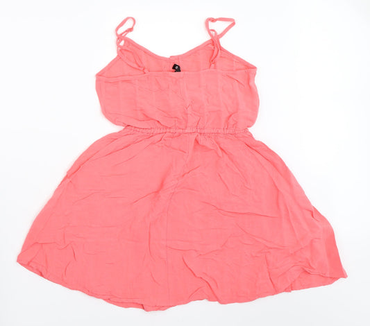 H&M Womens Pink Fit & Flare Size 36
