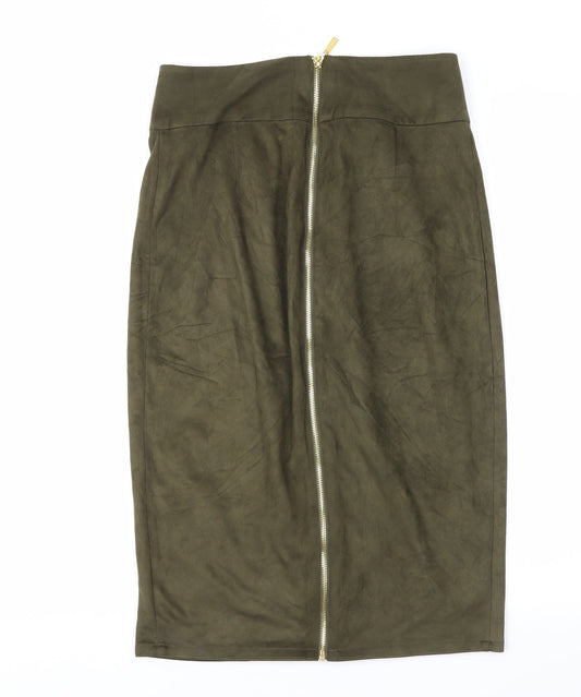 Mistress Rocks Womens Green Straight & Pencil Skirt Size M