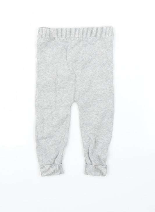 Very Boys Grey Sweatpants Leggings Size 6-9 Months