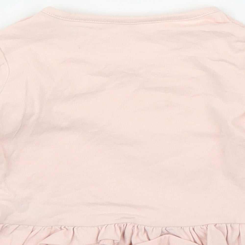 Nutmeg Girls Pink Basic T-Shirt Size 6-9 Months