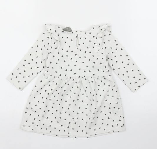 Primark Girls White A-Line Size 6-9 Months