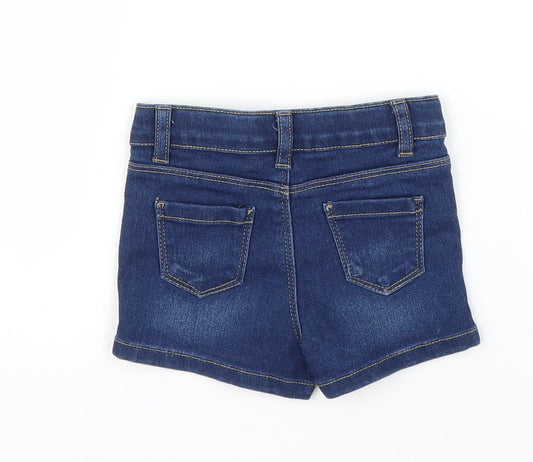 Primark Girls Blue Denim Capri Jeans Size 9 Months