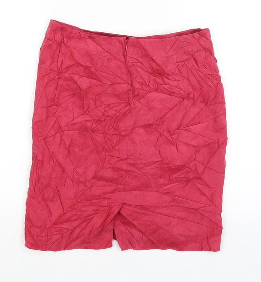 French Connection Womens Red Straight & Pencil Skirt Size 8